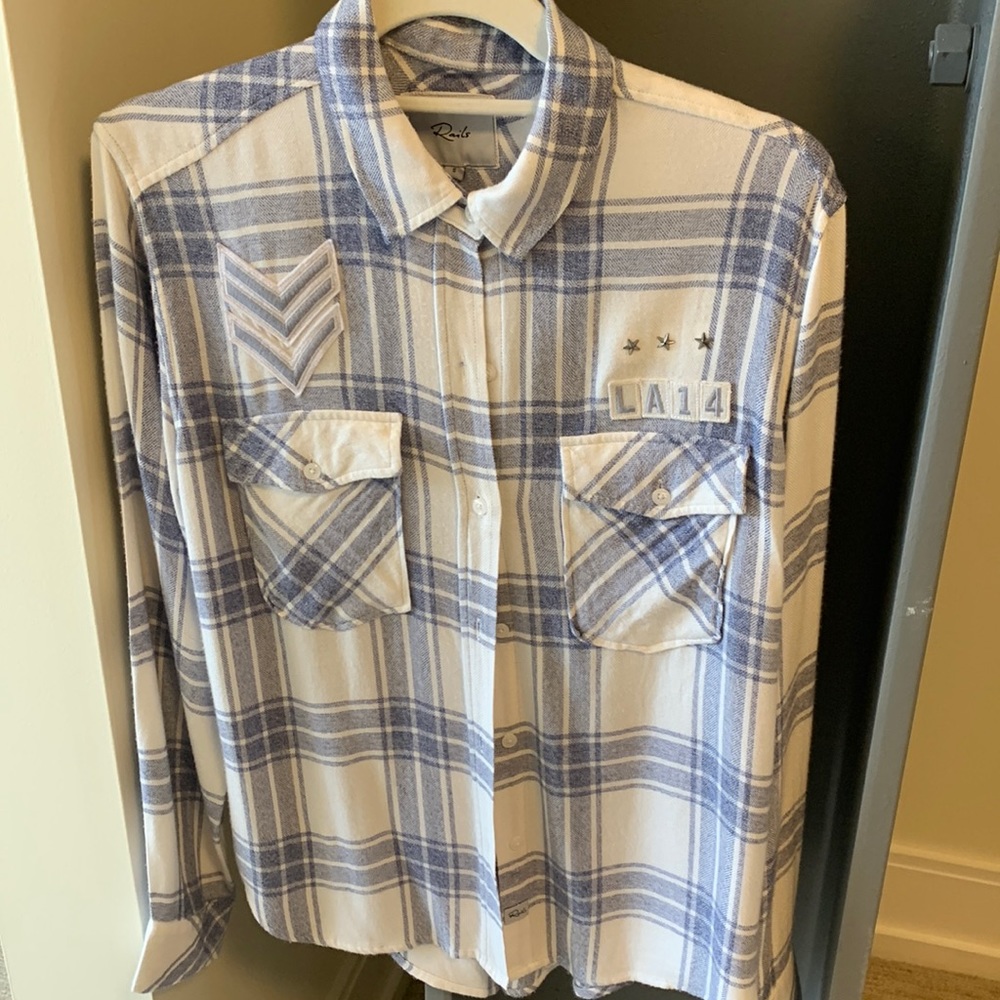 Rails women’s plaid button down.